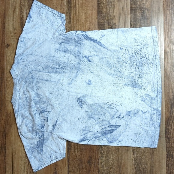 Pikes Peak Colorado Bigfoot T-shirt Size Large in Vaguely Grey/Blue Tie-dye - Picture 3 of 7